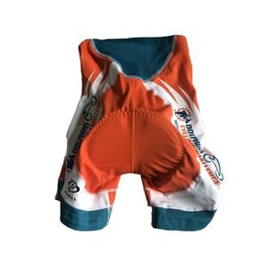 NWOT primal Cycling Shorts Women’s Evo 2.0 Corsa MIAMI DOLPHINS Teal Orange Sz S